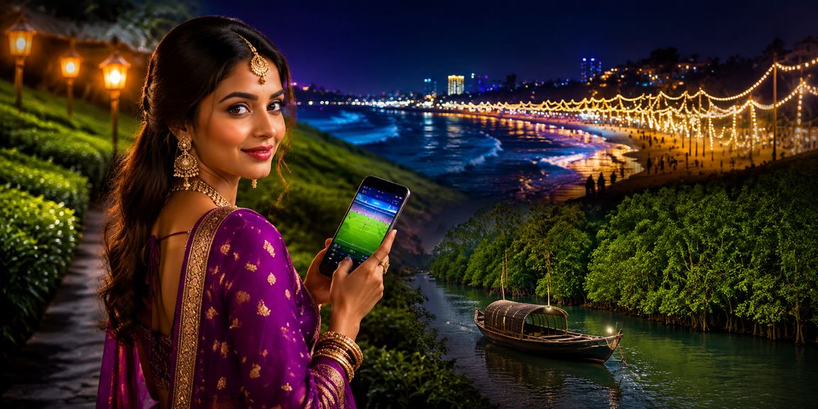 কক্সবাজারের চা বাগানের কাছে খেলা-সদৃশ বিনোদনের ছবি